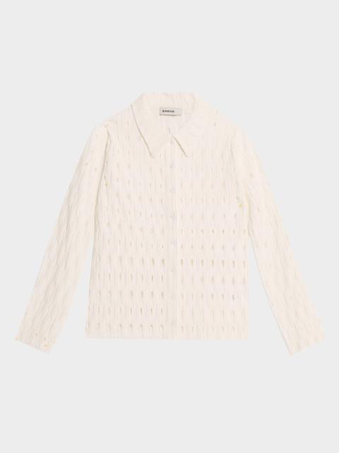 SIMKHAI Ellsworth Open Knit Cardigan