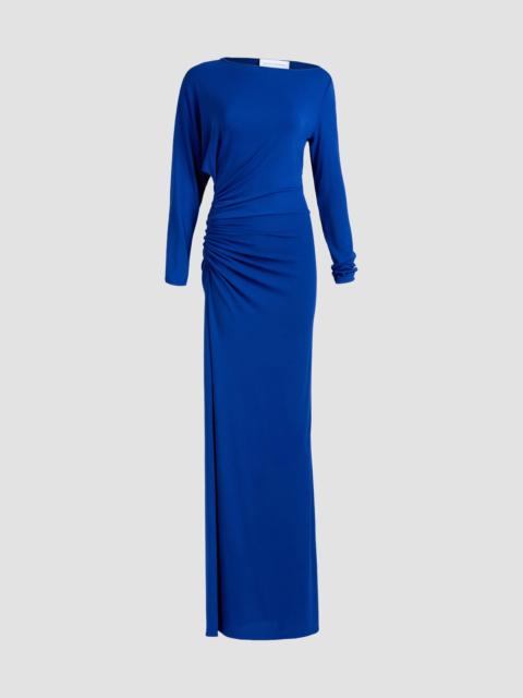 SILVIA TCHERASSI Women's Laken Gathered Jersey Gown - Navy