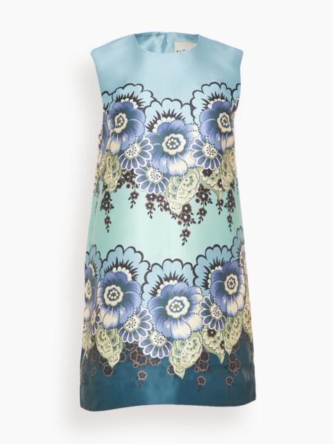 ALÉMAIS Madalena Mini Dress in Blue