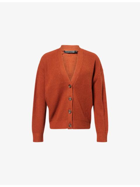 Jenni Kayne Cropped Cashmere Knit Cardigan