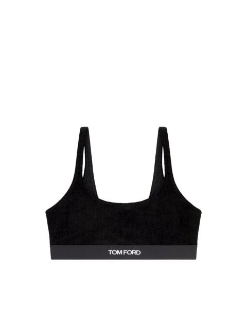 TOM FORD STRETCH VELVET BRALETTE