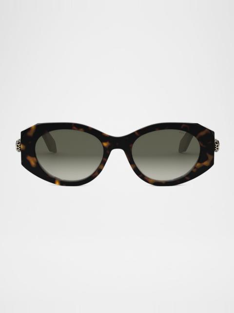 BVLGARI Serpenti Oval Sunglasses
