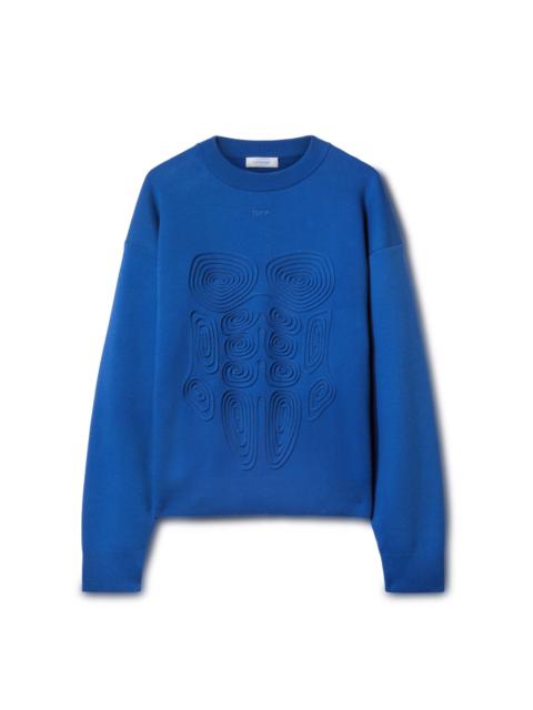 Body Scan Knit Crewneck