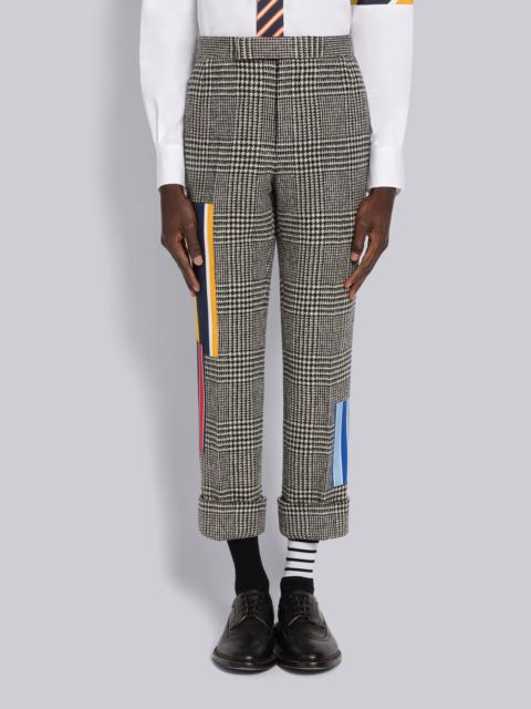 Thom Browne Prince Of Wales Patchwork Backstrap Trouser