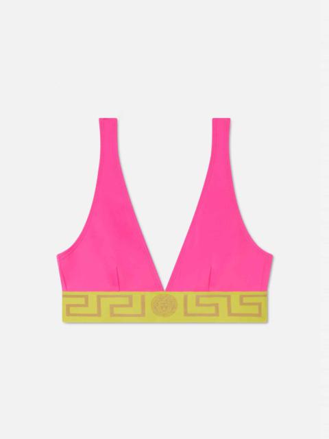 Greca Border Triangle Bikini Top