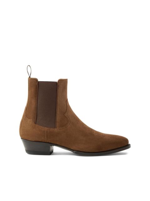 Ralph Lauren suede Chelsea boots