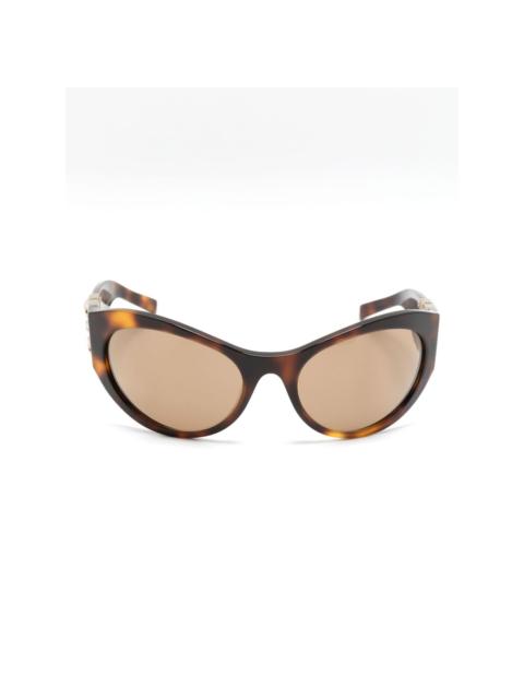 Givenchy 4G-motif oversize-frame sunglasses