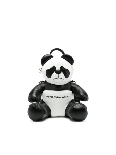 FENG CHEN WANG Panda sheepskin backpack
