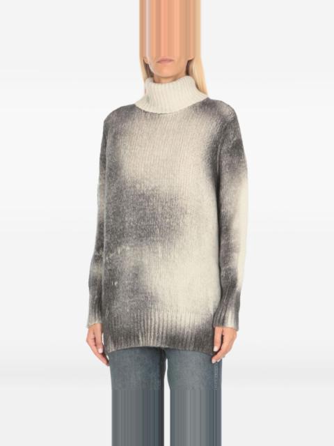 Avant Toi high-neck gradient knit jumper