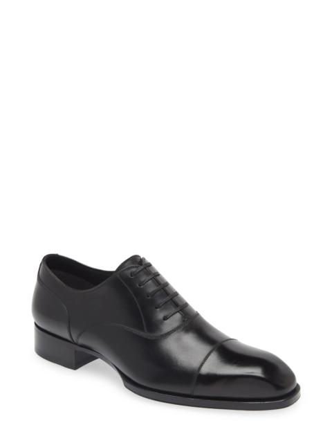 Elkan Burnished Leather Oxford