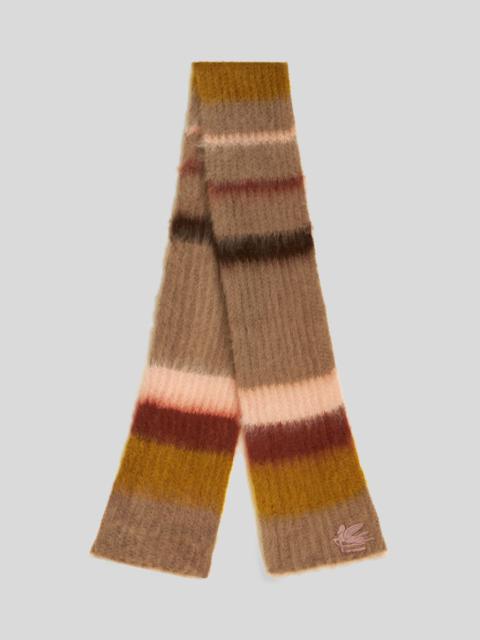 Etro STRIPED MOHAIR SCARF