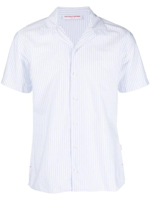 ORLEBAR BROWN Travis striped short-sleeve shirt