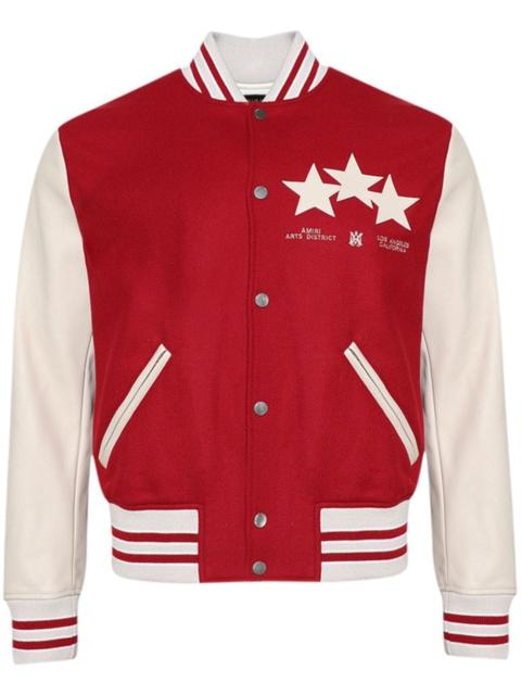 AMIRI logo-embroidered bomber jacket