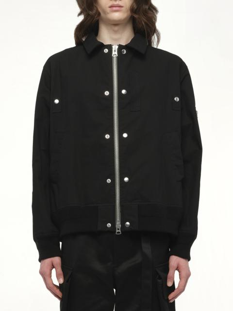 sacai Rip Stop Blouson in Black