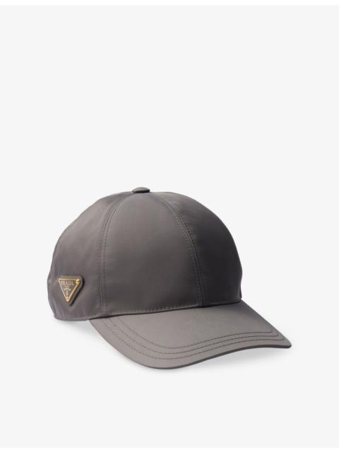 Prada Logo-plaque nylon baseball cap