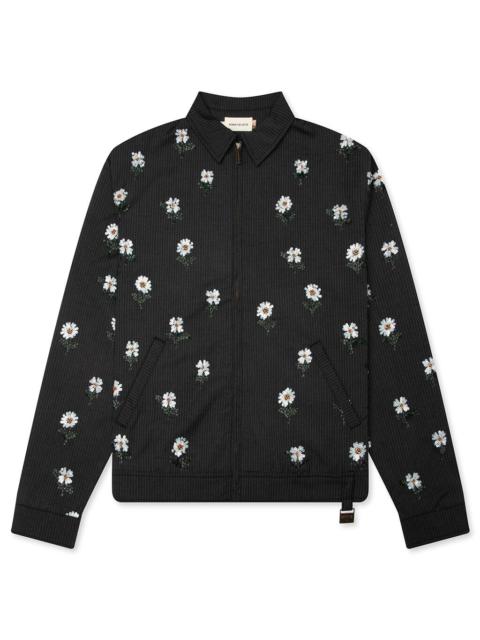 PALACE BOSSY CANVAS JACKET BLACK - j43d3abi8syr | REVERSIBLE