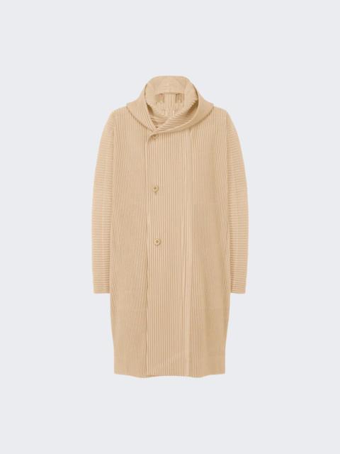 ISSEY MIYAKE Coat Ammonite Beige