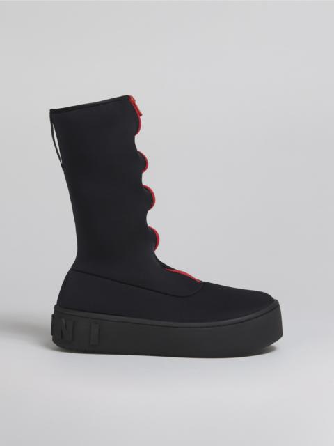 Marni BOOTIE IN STRETCH NEOPRENE