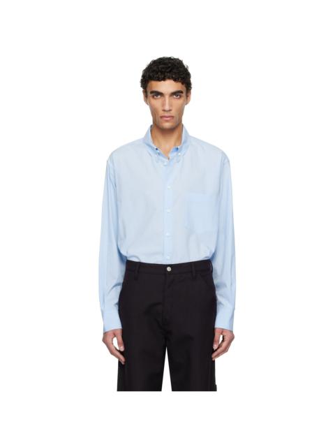 RECTO Blue Button Down Collar Classic Shirt