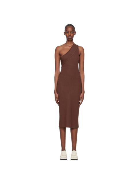 AERON Brown Martina Midi Dress