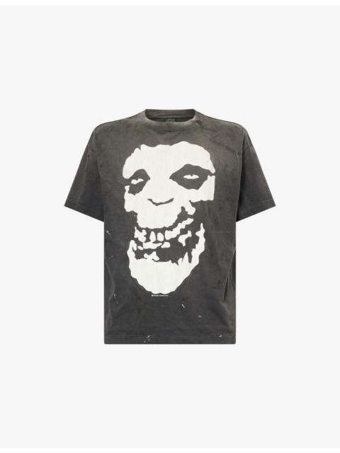 A BATHING APE® Saint Graphic-Print Cotton T-Shirt