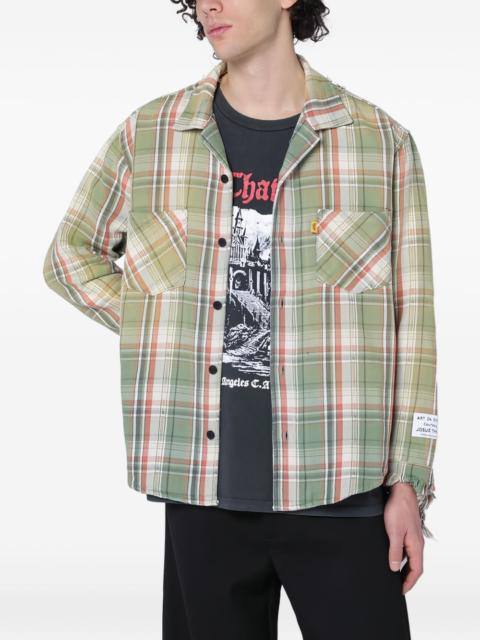 GALLERY DEPT. frayed plaid shirt