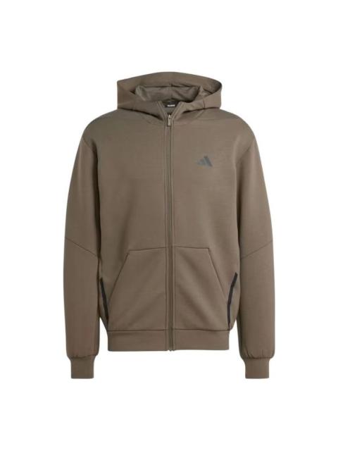 adidas adidas Designed for Training Full-Zip Track Jacket 'Green' IY1133