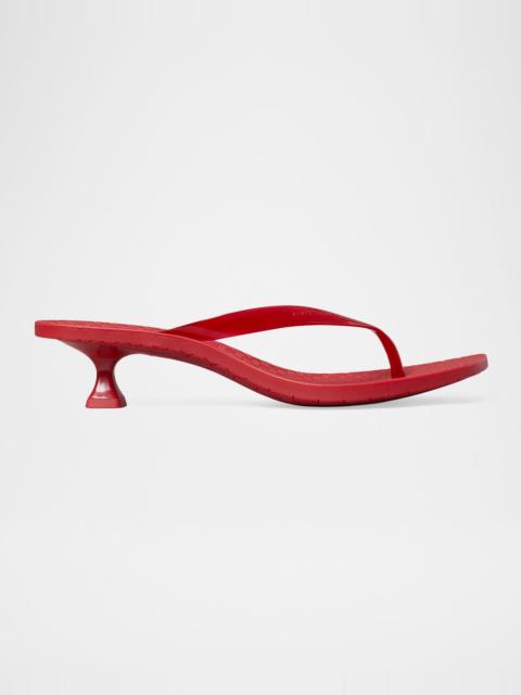 TORY BURCH 40mm Jelly Kitten-Heel Flip Flops