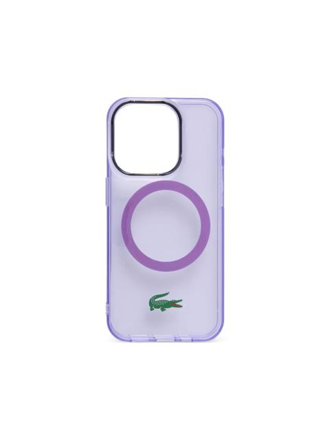 LACOSTE logo-plaque iPhone 15 Pro 6.1 case