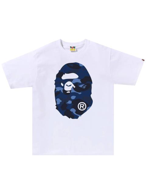 BAPE Color Camo Big Ape Head T-Shirt 'White/Navy'