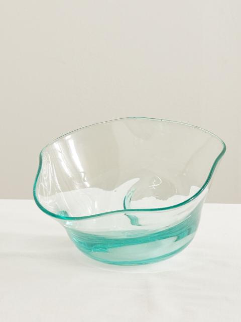 Completedworks Thaw Asymmetric Recycled-glass Bowl