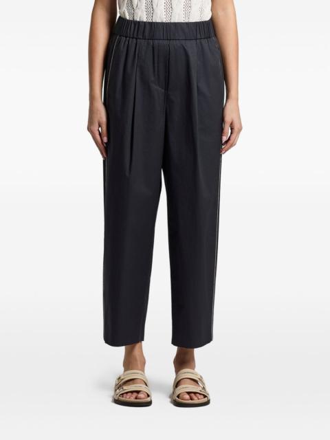 PESERICO elasticated-waist trousers
