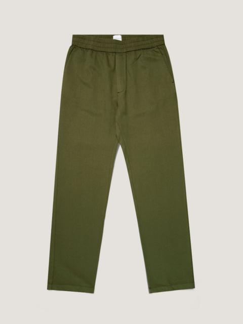 Sunspel Cotton Linen Drawstring Trouser