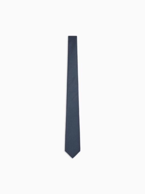 GIORGIO ARMANI PRINTED SILK TIE