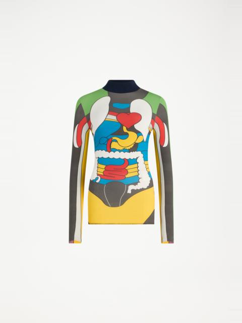 Jean Paul Gaultier THE BODY MAP ORGAN TOP