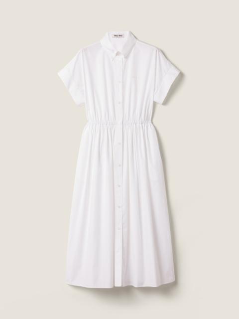 Miu Miu Poplin midi-dress