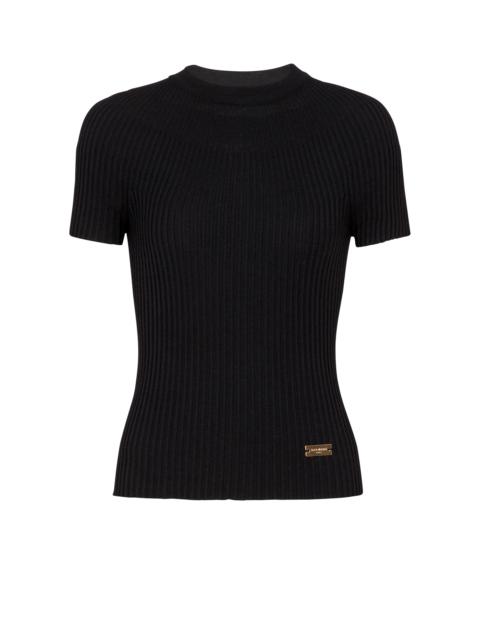 Ribbed knit top