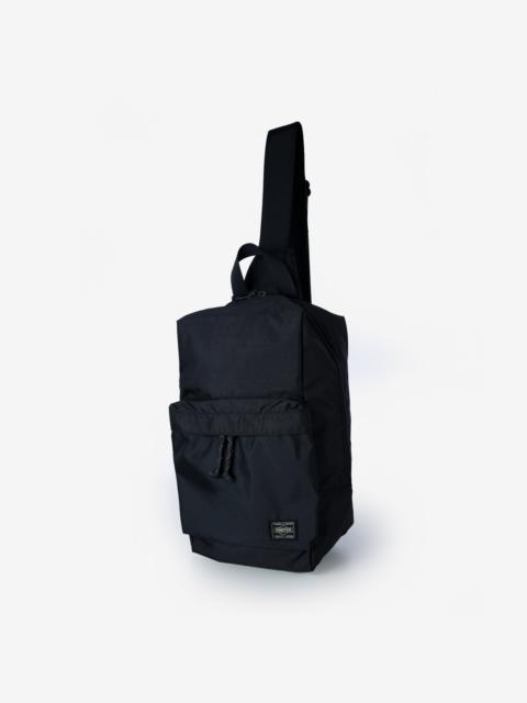 Iron Heart POR-FOR-SSB-BLK Porter - Yoshida & Co. - Force Sling Shoulder Bag - Black