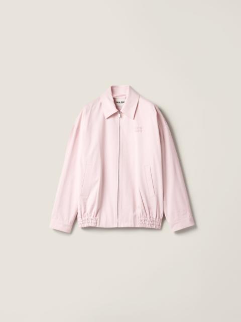 Miu Miu Poplin blouson jacket