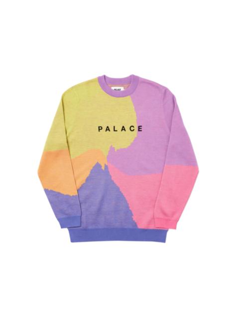 PALACE Palace Whirl Knit Green/Yellow/Purple
