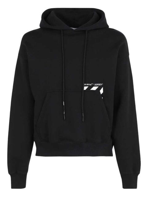 Off-White diagona- pocket skate hoodie