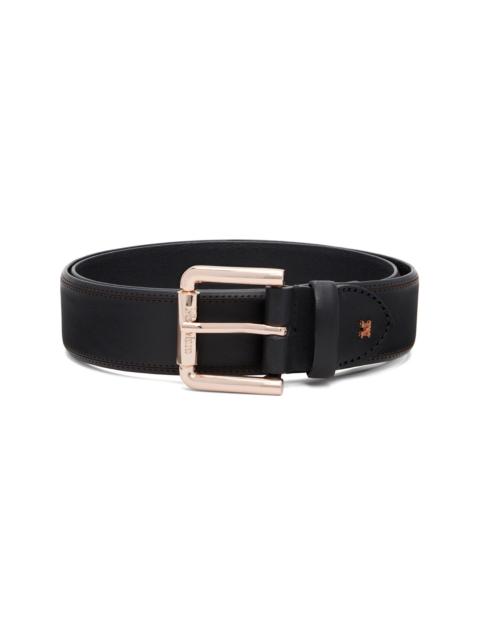 Max Mara Black Leather Belt