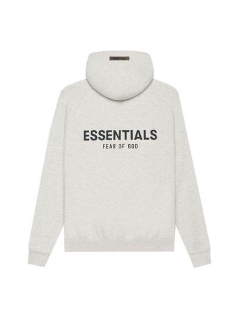 Fear of God Essentials SS21 Pullover Hoodie 'Light Heather Oatmeal' FOG-SS21-593