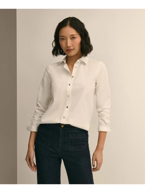 Brooks Brothers Supima® Cotton Gold-Tone Button Shirt