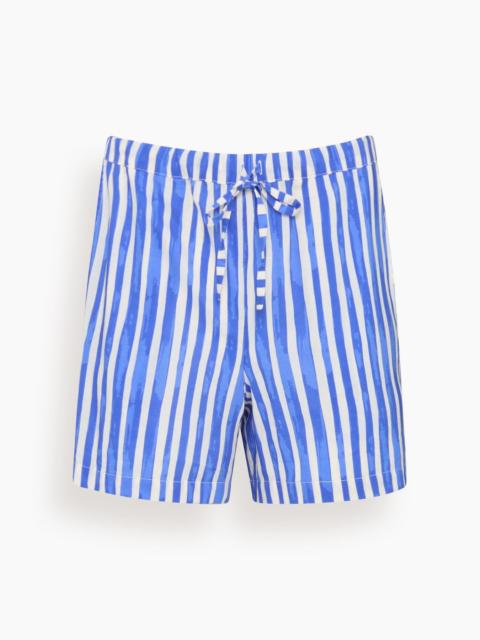 lemlem Safia Shorts in Qeba Blue