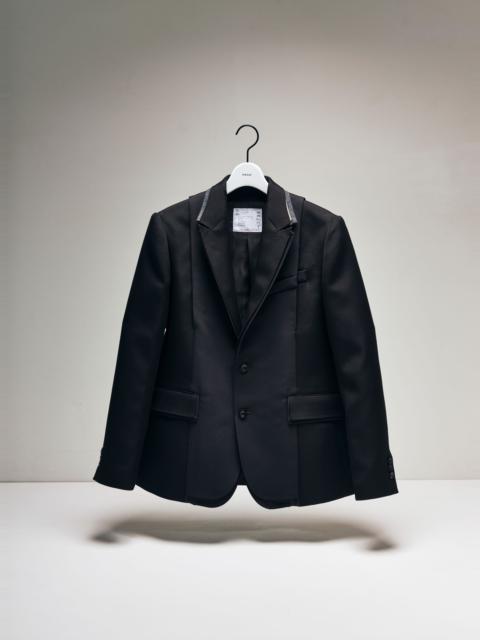 sacai Doeskin x Double-Faced Silk Cotton Jacket