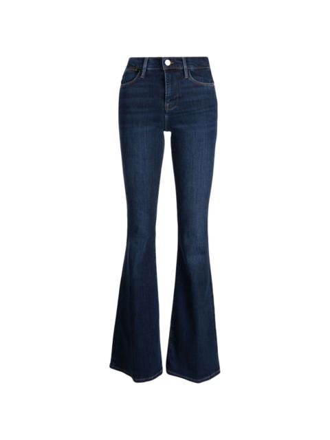 FRAME mid-rise flared jeans