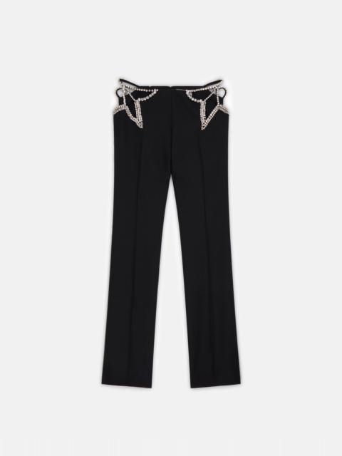 Stella McCartney Ultra Low Rise Diamanté Star Trousers