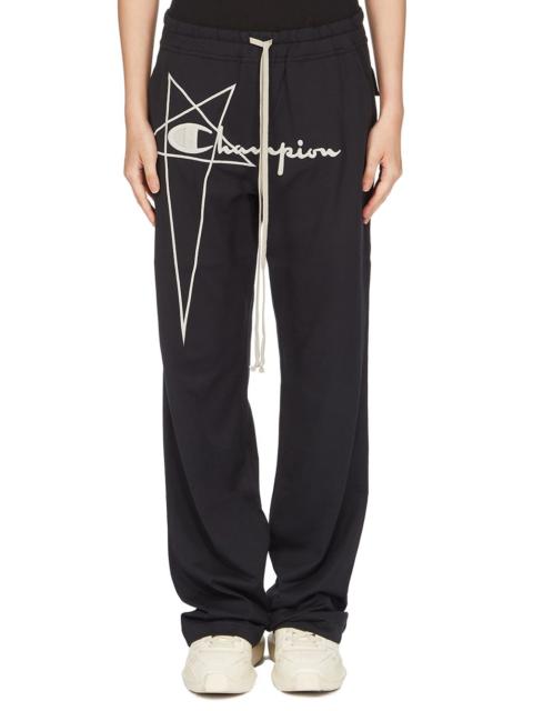 Rick Owens x Champion Dietrich logo-embroidered track pants