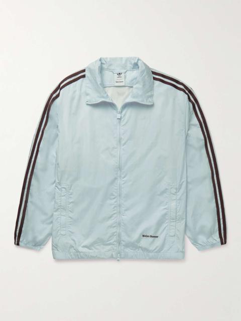 adidas + Wales Bonner Striped Crochet-Trimmed Recycled-Shell Track Jacket